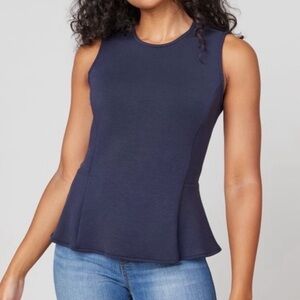 Women’s Spanx Peplum, Dark Storm, medium